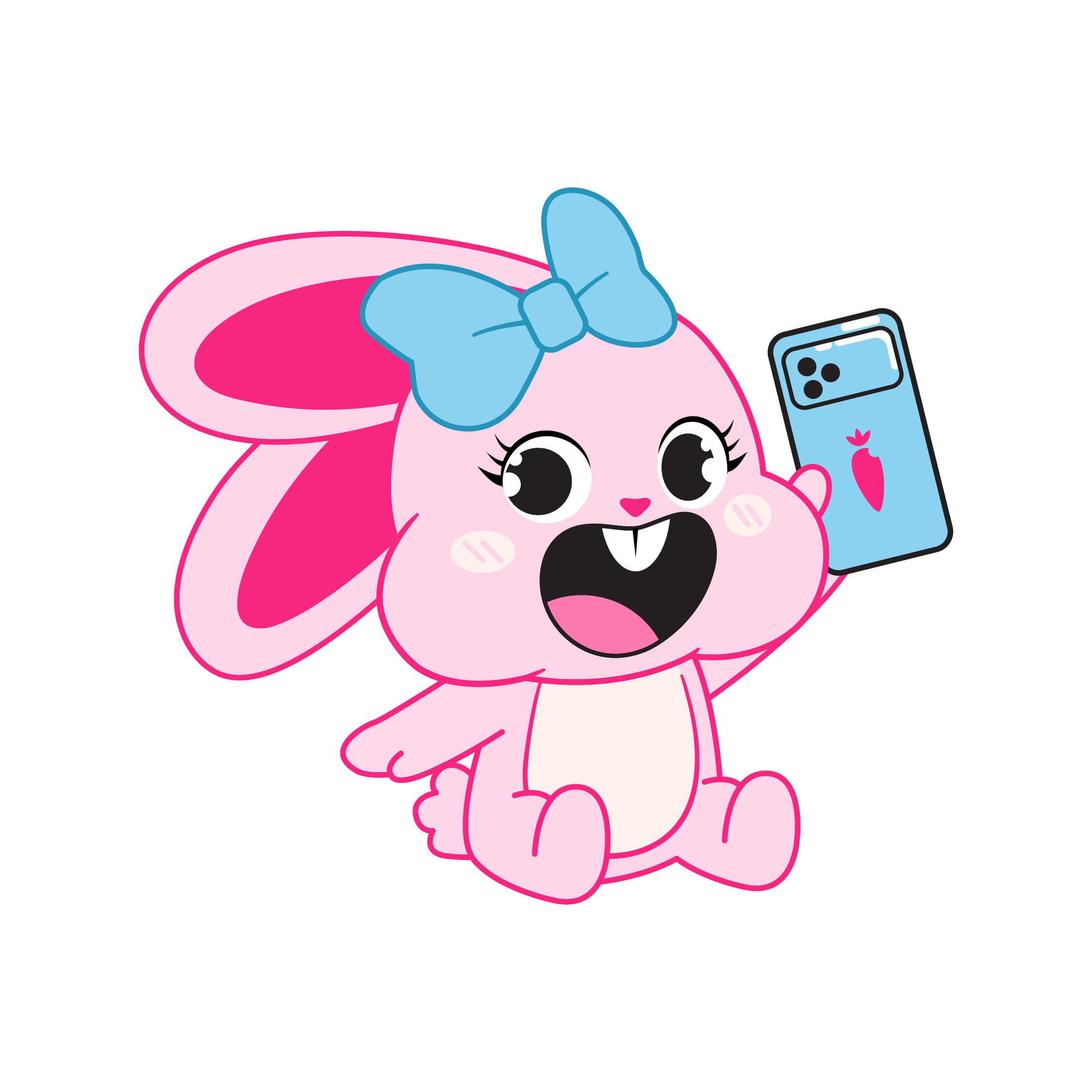 Bunny Phone Mascot